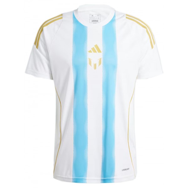 Pitch 2 street Messi fans version training jersey soccers uniform men's white sportswear football shirt 2024-2025